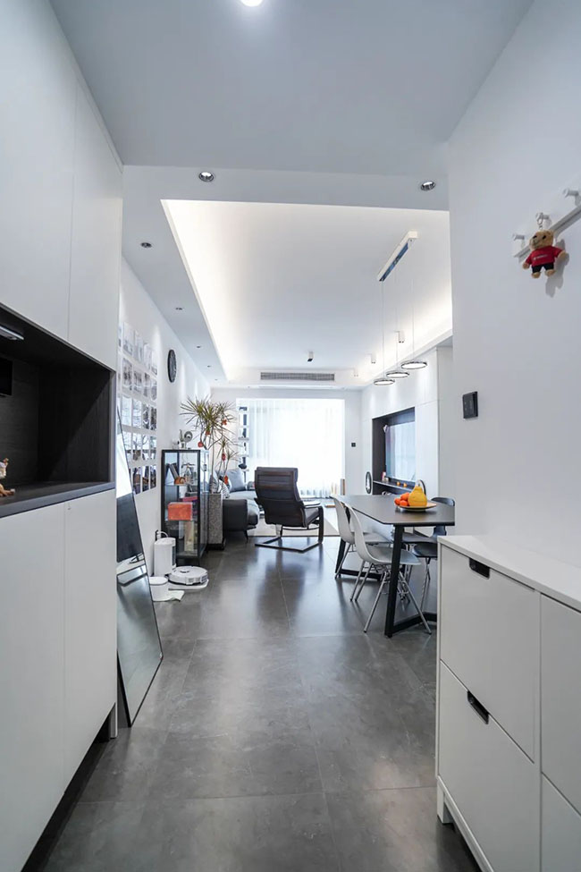 93㎡簡約風，智能實用的家居搭配，細節體現生活的美好